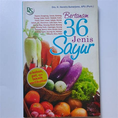 Jual Buku Pertanian Bertanam Jenis Sayur Di Kebun Pot Dan