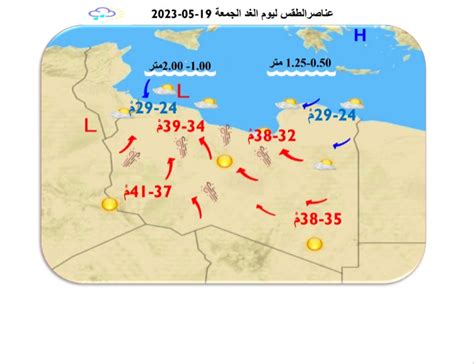 النشرة الجوية ليوم الخميس الموافق 18 05 2023 الصادرة عن المركز