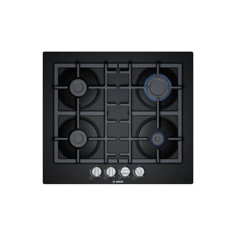 Bosch Serie 4 PNP6B6B90 Hobs Negro Integrado 60 Cm Encimera De Gas 4 Zona S