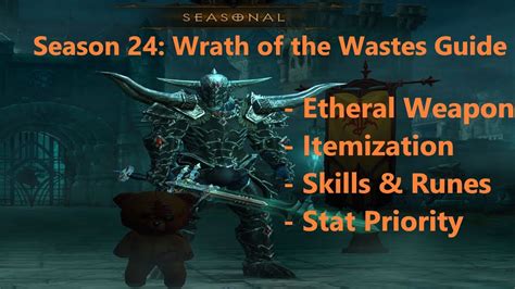 Diablo 3 Season 24 Barbarian Wrath Of The Wastes Build Guide S