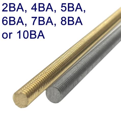 BA Threaded Rod Studding 2BA 4BA 5BA 6BA 7BA 8BA 10BA UK