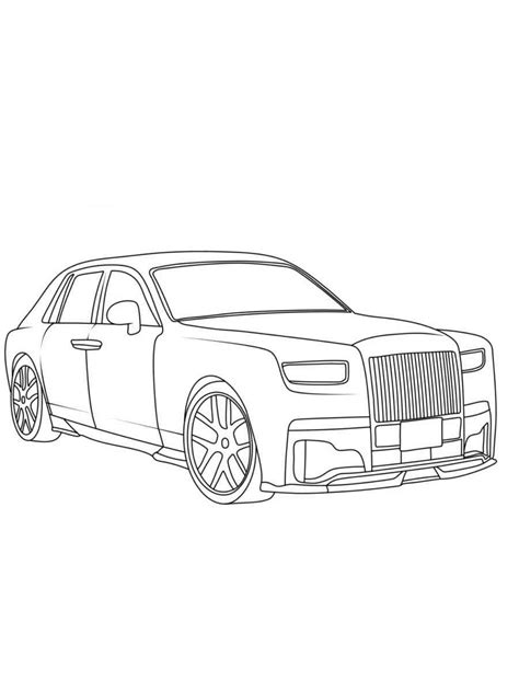 Rolls Royce Coloring Pages