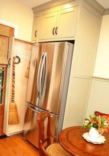 Pull-out Broom Storage in a Kitchen - Kitchen - DC Metro - by Meredith ...