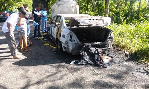 En Bonao encuentra en baúl de un carro incendiado un cadáver de un