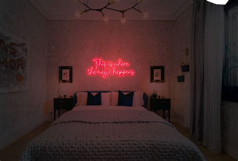 This Is Where The Magic Happens Led Neon Sign Neon Signs Girl