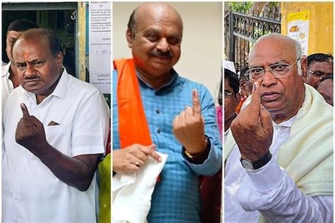 Karnataka Exit Polls Congress Bjp Jittery Jd S Eyes Kingmaker Role