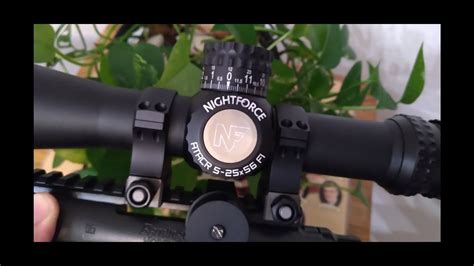 Nightforce Atacr 5 25x56mm F1 With Tremor 3 Reticle Youtube