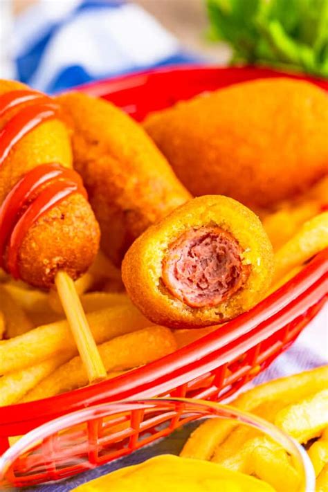Homemade Classic Mini Corn Dogs Recipe