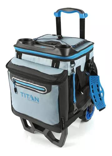 Hielera Plegable Con Ruedas Para 60 Latas Titan Deep Freeze Envío gratis