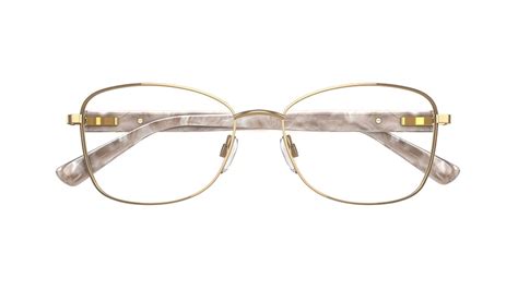 Comfit Womens Glasses Blanche Gold Rectangle Metal Monel Frame 459