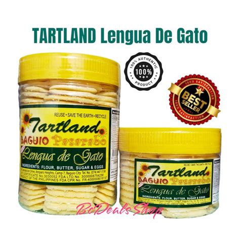 Tartland Lengua De Gato Baguio Pasalubong Baguio Delicacies Baguio