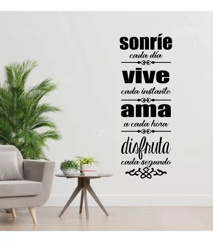 Vinil Decorativo Frase Sonr E Vive Ama Disfruta Sticker