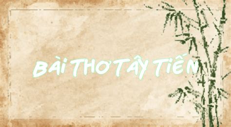 Phân Tích Bài Thơ Tây Tiến Thayhieunet