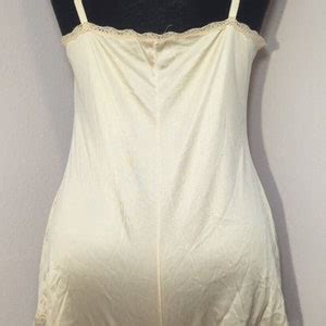 Vintage Teddy Lingerie Romper Heart Shape Vanity Fair Nylon Lace Sz 36 Beige Etsy