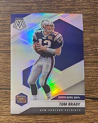 Panini Mosaic Tom Brady Silver Prizm New England Super Bowl