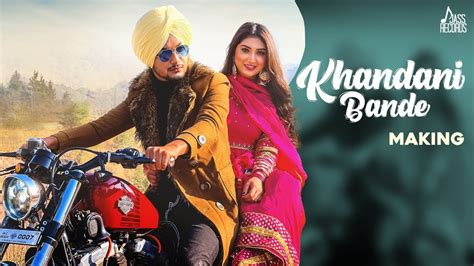 Khandani Bande Making Amar Sehmbi Bravo Kaptaan Punjabi Songs