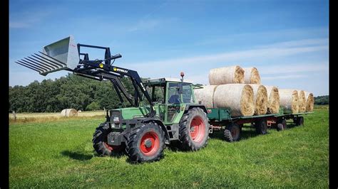 Fendt Ls Ballen Fahren Cabview Uncut Youtube