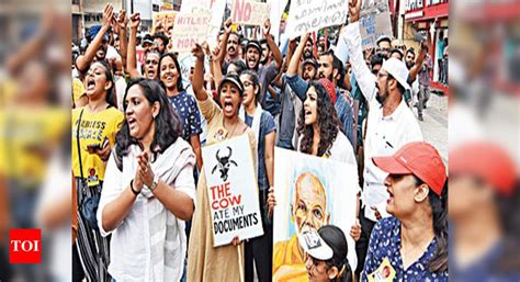 Anti Caa Stir Kochi Hosts Star Studded Rallies Kochi News Times Of