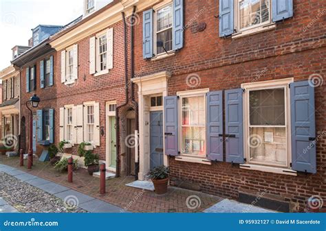 Elfreths Alley Stock Image Image Of Elfreths American 95932127