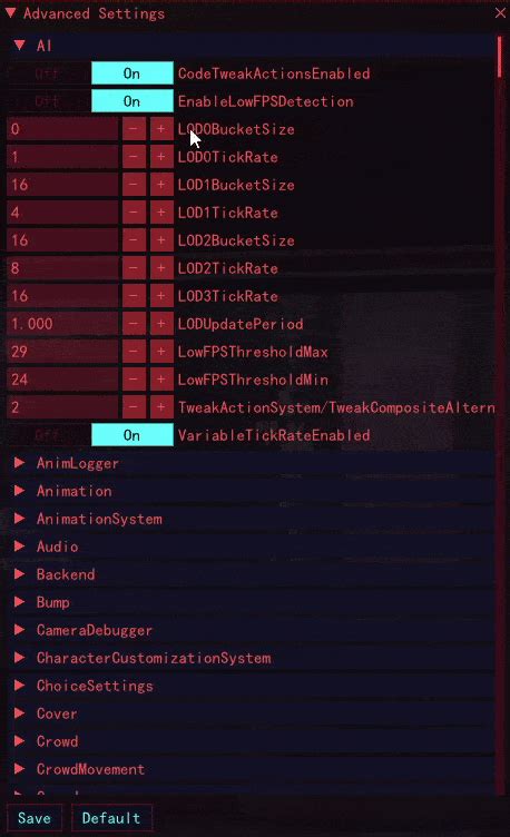 Cyberpunk Cyber Engine Tweaks Hotkey