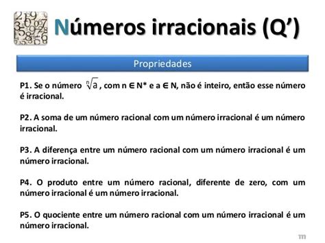 Módulo 08 Números Irracionais E Reais