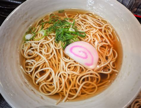 Japanese Soba Noodle Ramen In Ceramic Bowl Japanese Food Osaka