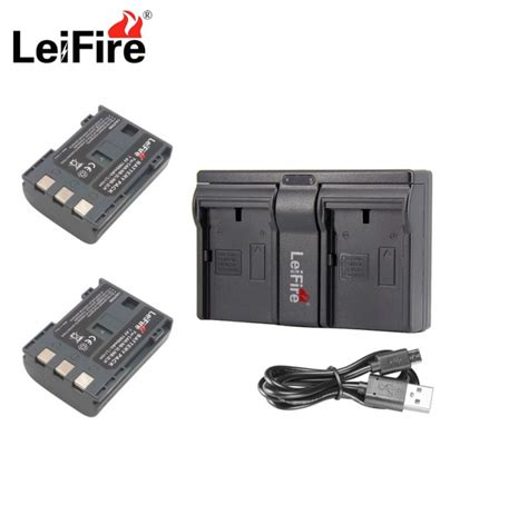 Leifire Pcs Nb L Nb Lh Lithium Ion Batteries With Dual Usb