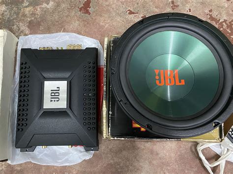 Selling Jbl 10” Subwoofer Speaker With Grill Jbl 4 Channel Amplifier