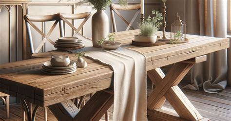 What is a Sawbuck Table? (Interior Design explained) – Room AI 