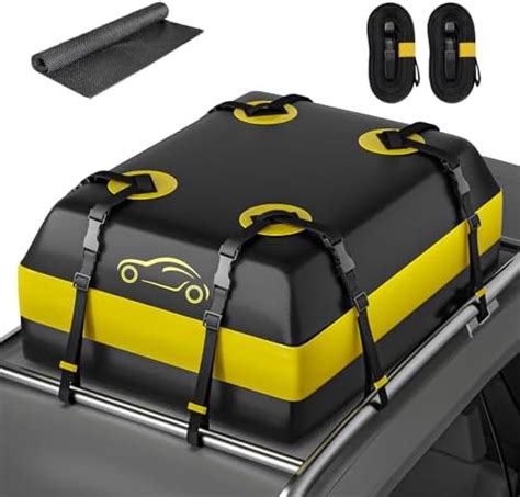 Bagmate Car Roof Bag Car Rooftop Cargo Carrier Bag 19 Cubic Ft Waterproof Roof