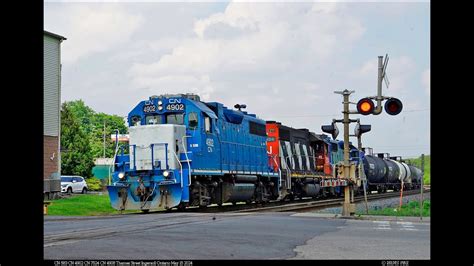 RAILREEL More Fast Freight Action CN OSR Ingersoll Ontario May 15 2024