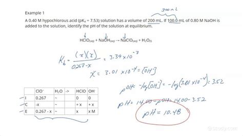 How to Perform a Titration with Equivalent Weak Acid & Strong Base ...