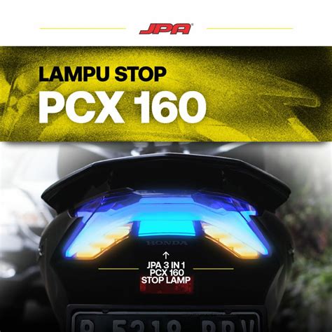 Jual Lampu Stop Stoplamp Jpa Led 3 In 1 Honda Pcx 160 Shopee Indonesia