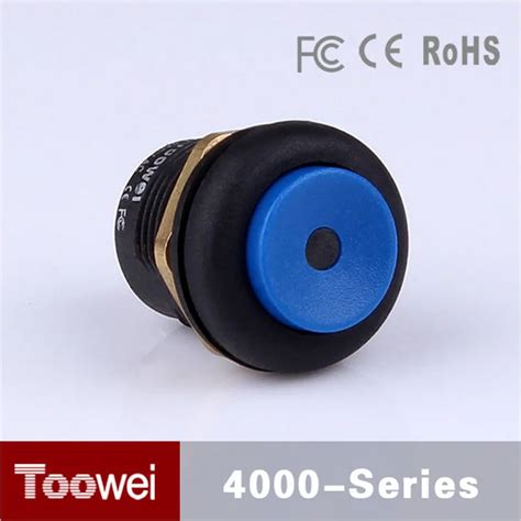 Toowei Latching 16mm Dot Illuminated Push Button Switch 50pcs Lot Waterproof Ip67 With Lock Push