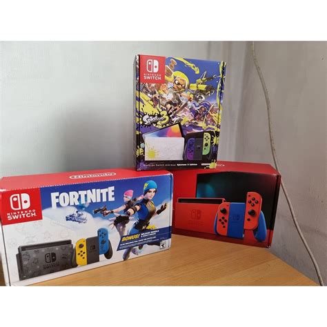 Limited Edition Nintendo Switch V2 Fortnite Edition Shopee Malaysia