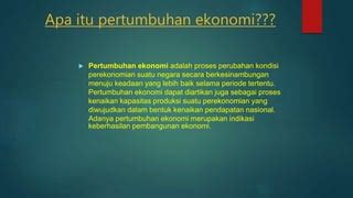 Pertumbuhan Ekonomi Ppt