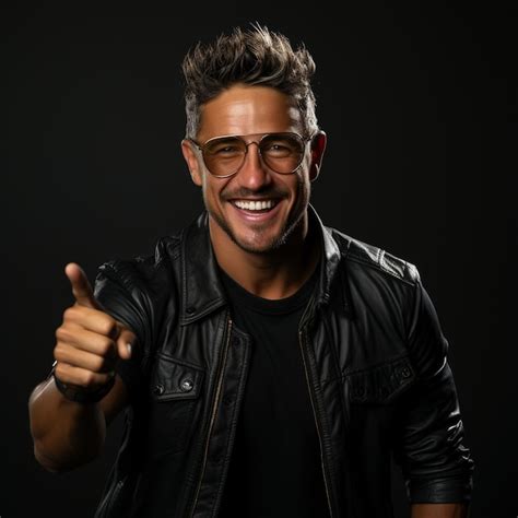 premium photo  joyful grin capturing  radiance   smiley man