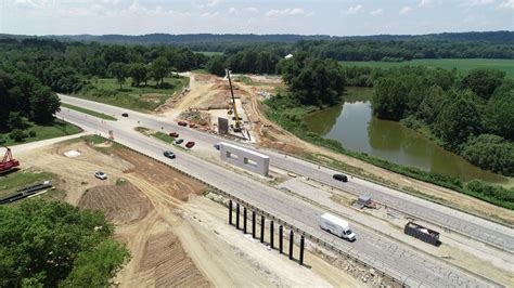 New Interstate Construction Frontage Roads Rieth Riley Construction