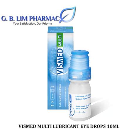 Vismed Multi Lubricant Eye Drops Ml Sodium Hyaluronate