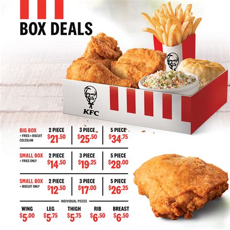 Kfc Menu