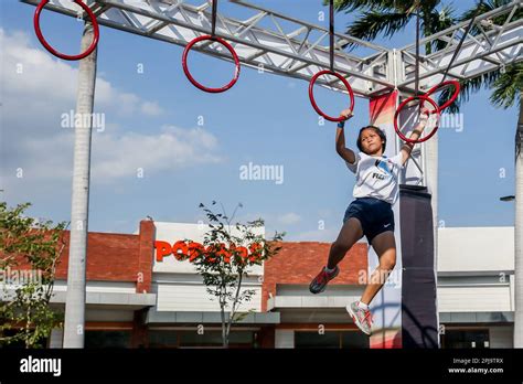 Pasig City Philippines St Apr A Contestant Participates In