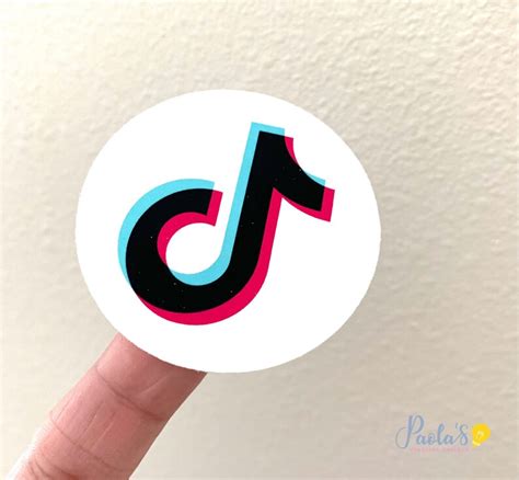 Tik Tok Stickers/ Personalized social media stickers / | Etsy