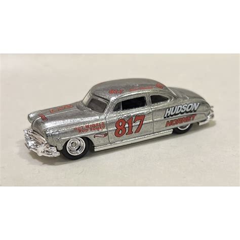 Hot Wheels Zamac Hudson Hornet Rubber Tyres Rivet Shopee Malaysia
