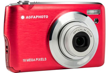 Appareil Photo Compact Agfaphoto Realishot DC8200 Rouge Carte SD 16