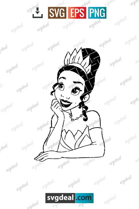 Free Princess And The Frog Svg - SVGDeal.com