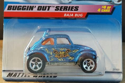 Hot Wheels Vintage Baja Bug Beetle Buggin Out Series Nip Blue Etsy