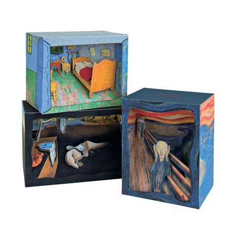 Edvard Munch The Scream Paper Diorama Decor