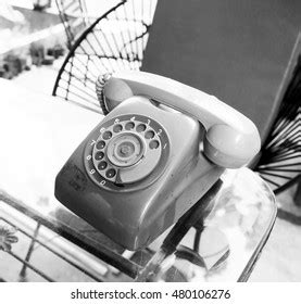 Vintage Telephone Rotary Dial Mechanism Stock Photo 480106453 ...