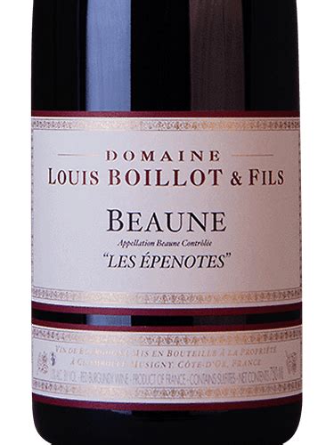 Louis Boillot Fils Beaune Er Cru Les Penotes Vivino Us