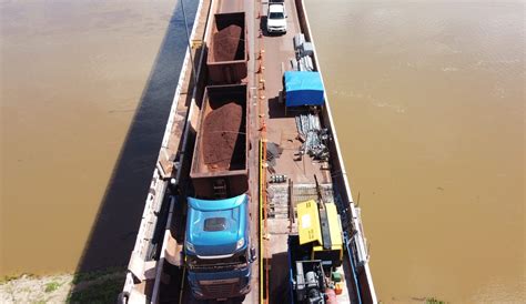 Concretagem da ponte sobre o Rio Paraguai em Corumbá inicia às 17h